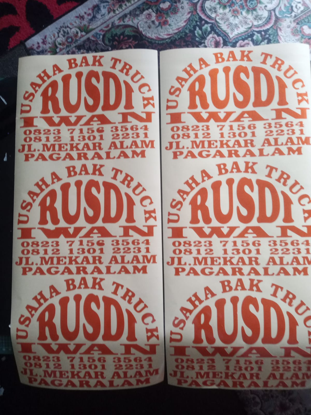 Rusdi Sticker